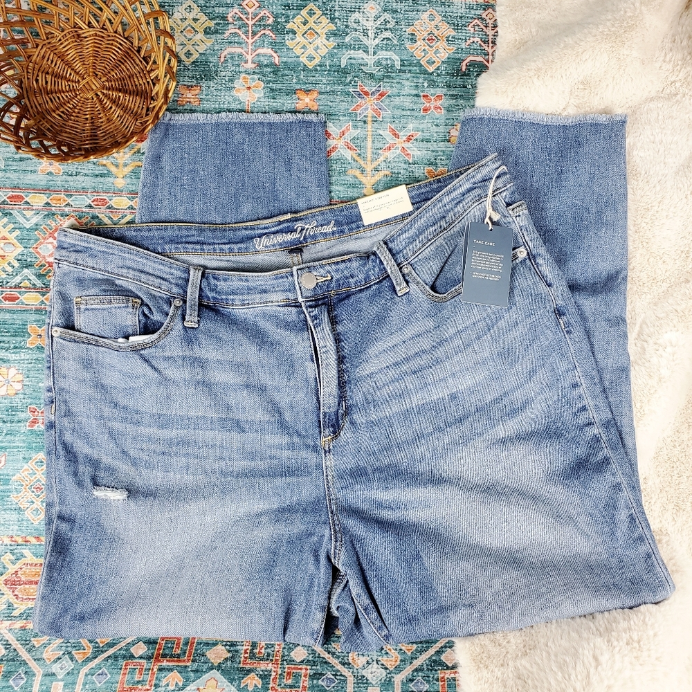 Universal Thread High Rise Straight Crop Vintage